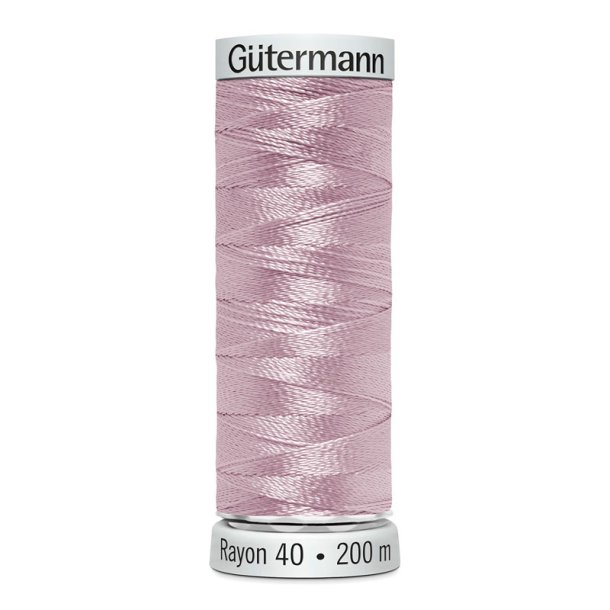 Gtermann - Maskinbroderitrd - Sulky Rayon - Viskose - 200 m - Baby Pink 1111