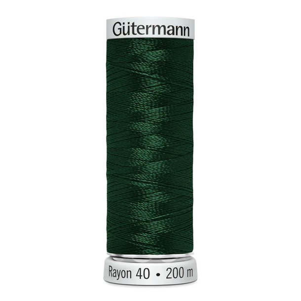 Gtermann - Maskinbroderitrd - Sulky Rayon - Viskose - 200 m - Skovgrn 1174