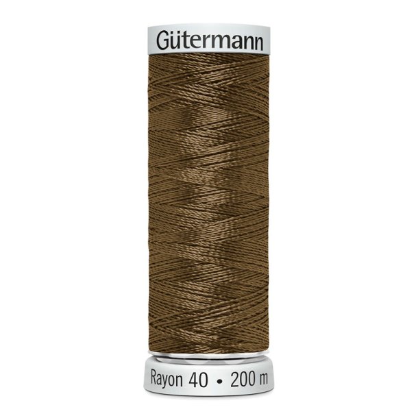 Gtermann - Maskinbroderitrd - Sulky Rayon - Viskose - 200 m - Brun 1179