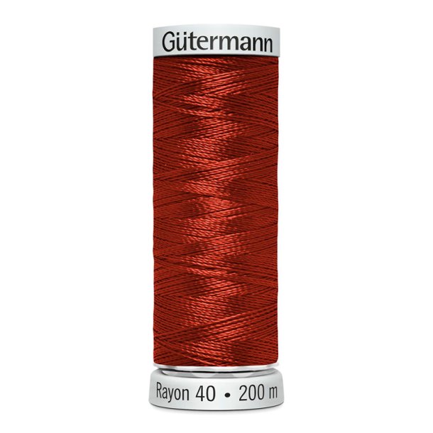 Gtermann - Maskinbroderitrd - Sulky Rayon - Viskose - 200 m - Rd-Brun 1181