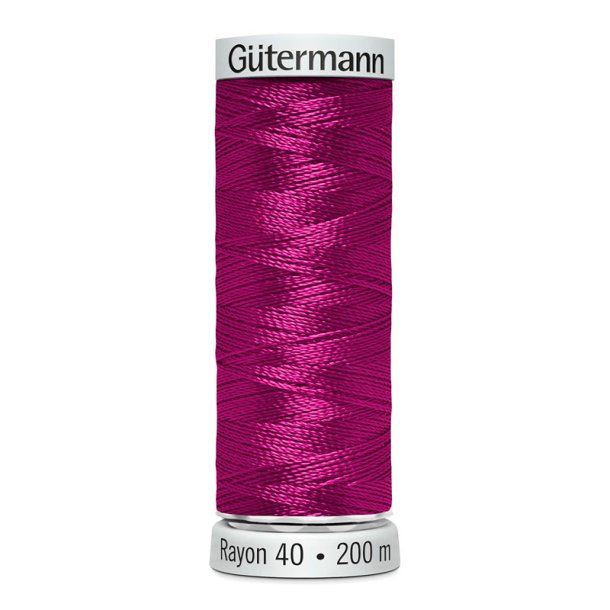 Gtermann - Maskinbroderitrd - Sulky Rayon - Viskose - 200 m - Fuchsia 1191