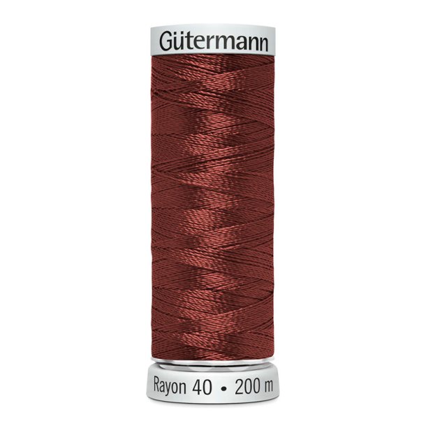 Gtermann - Maskinbroderitrd - Sulky Rayon - Viskose - 200 m - Rd-Brun 1216