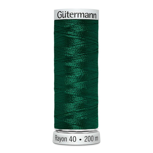 Gtermann - Maskinbroderitrd - Sulky Rayon - Viskose - 200 m - Mrkegrn 1232