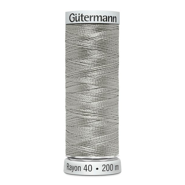 Gtermann - Maskinbroderitrd - Sulky Rayon - Viskose - 200 m - Lysegr 1236