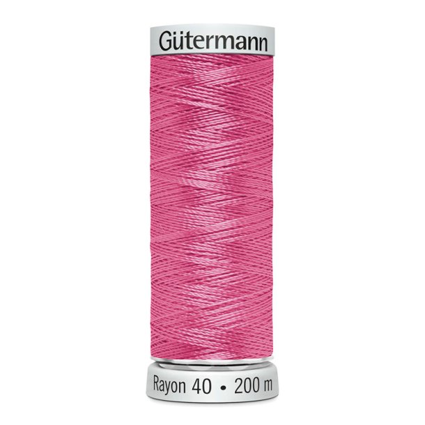 Gtermann - Maskinbroderitrd - Sulky Rayon - Viskose - 200 m - Pink - 1256
