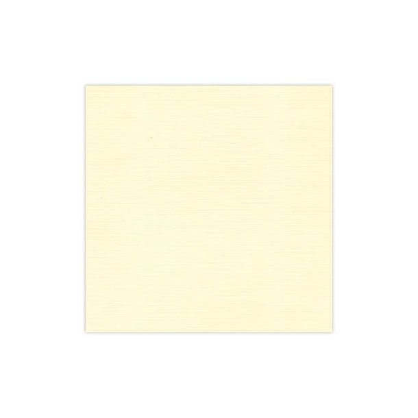 Linnen - Karton med struktur - Cream - 30x30 - 582002