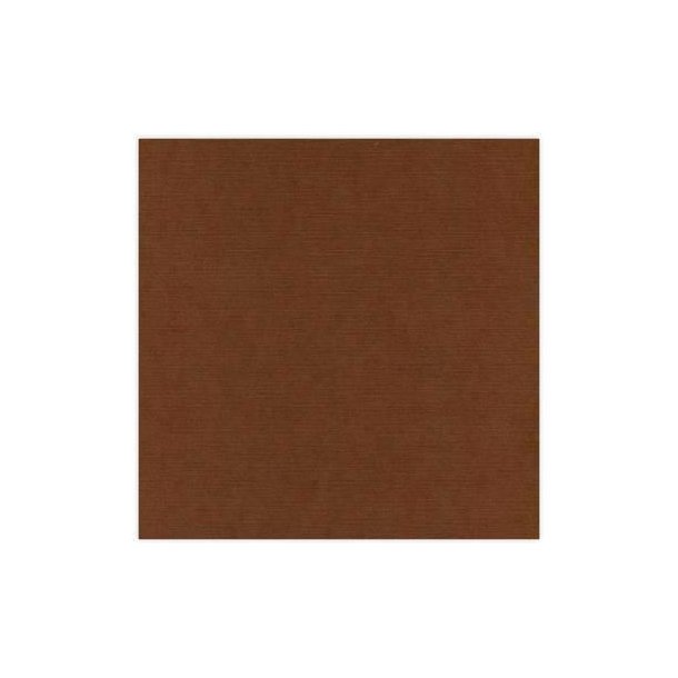 Linnen - Karton med struktur - Chocolate Brown - A4 - 583033