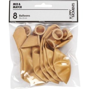 Balloner - Guld - 10 Stk. - 59171