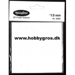 Hobbygros - 3D Klbepuder - 1,0 mm - 10 pk.