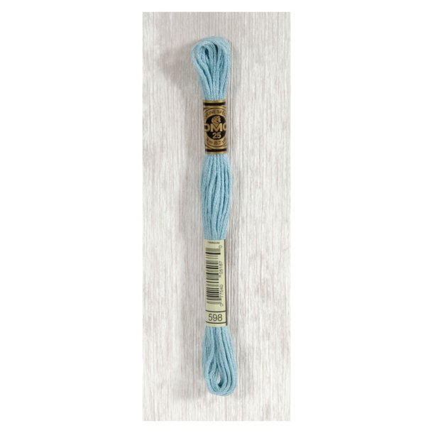DMC Broderigarn - Moulingarn Bl - Nr 598 - 8 m