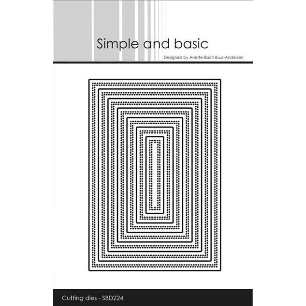 Simple and Basic - Die - Double Pierced A7 - SBD224