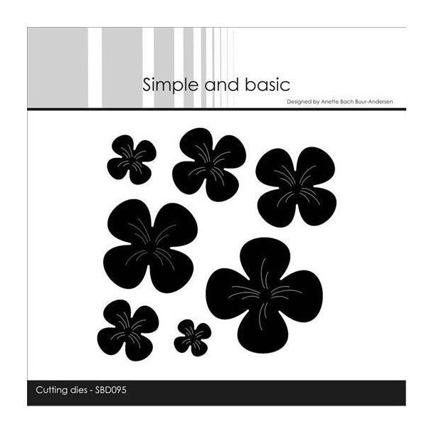 Simple and Basic - Die - Flowers / Blomster - SBD095