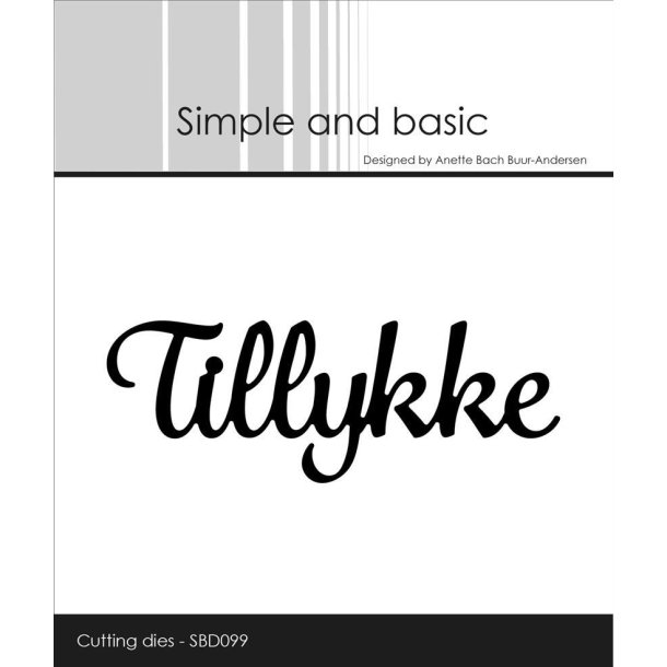 Simple and Basic - Die - Tillykke - SBD099