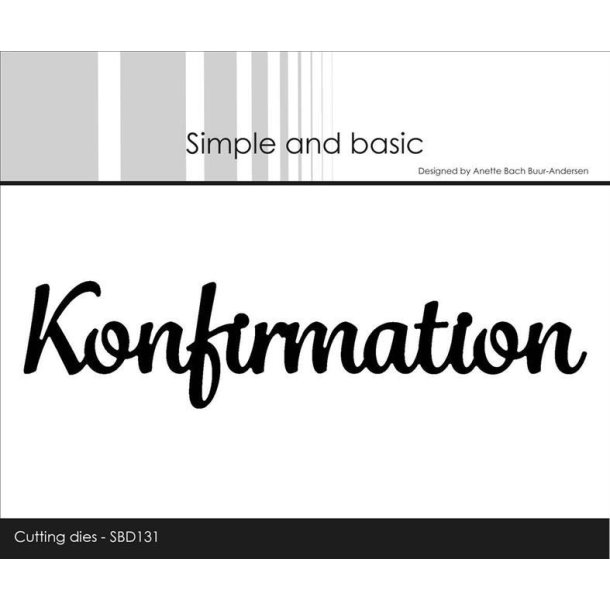 Simple and Basic - Die - Konfirmation - SBD131