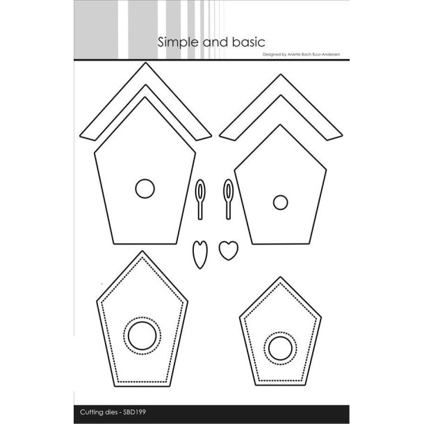 Simple and Basic - Die - Birdhouse / Fuglehus - SBD199