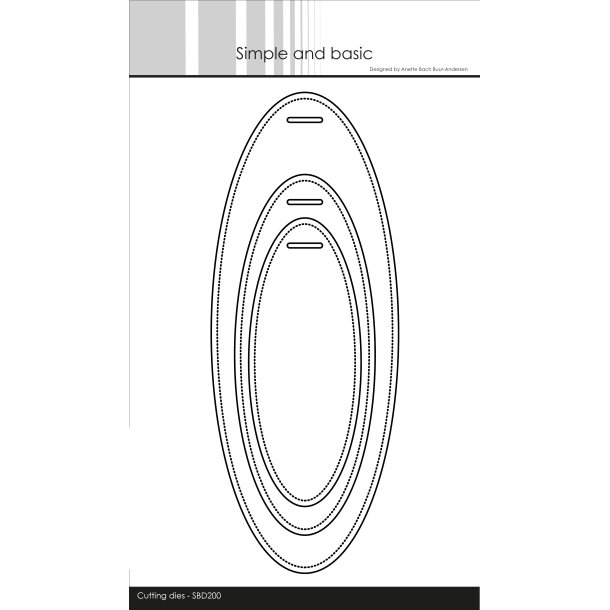 Simple and Basic - Die - Oblong Tags - SBD200