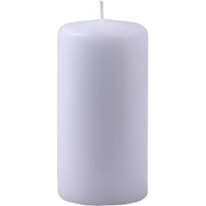 Bloklys - Hvid - 6 x 12 cm