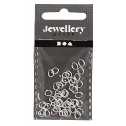 Oval-ring - Tykkelse 0,7mm - Forslvet - 50 stk