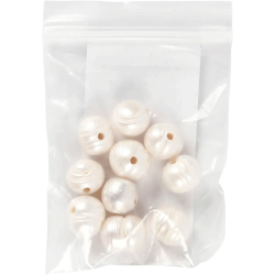 Ferskvandsperler - Perlemor - 9-11 mm - 10 stk