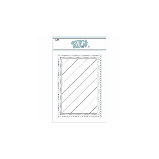 Made With Love - Die - Framed Diagonals - Diagonal ramme