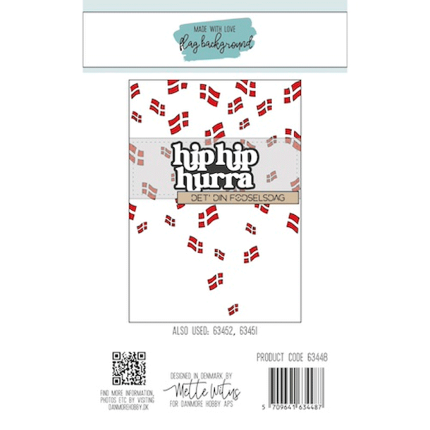 Made With Love - Die - Flag bagrund