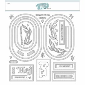 Made With Love - Die - Sketches 12 - Hej og ovaler