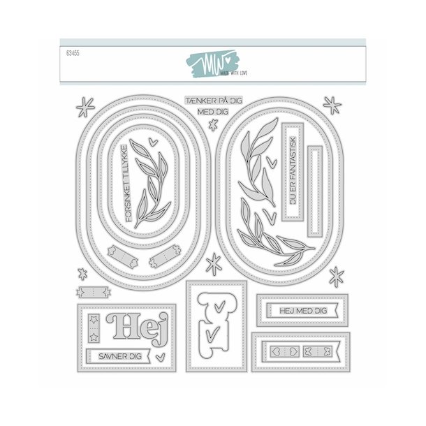 Made With Love - Die - Sketches 12 - Hej og ovaler