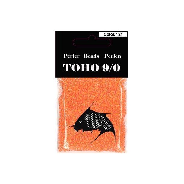 TOHO Perler 9/0 - Colour 21 - Orange