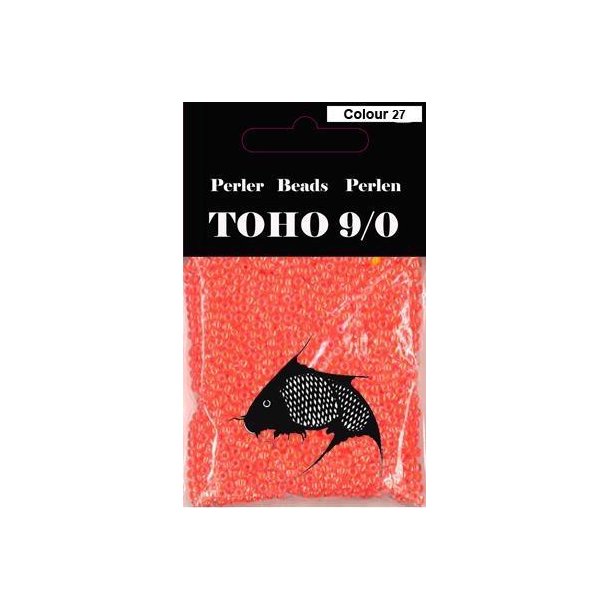 TOHO Perler 9/0 - Colour 27 - Koral