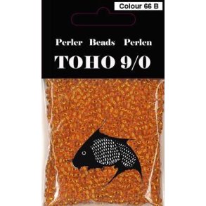 TOHO Perler 9/0 - Colour 66B - Blank Orange