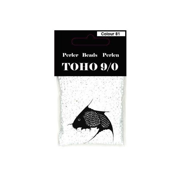 TOHO Perler 9/0 - Colour 81 - Hvid