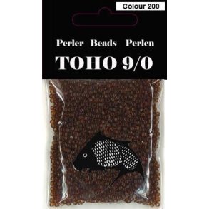 TOHO Perler 9/0 - Colour 200 - Klar brun