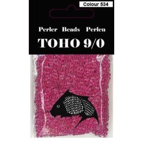 TOHO Perler 9/0 - Colour 534 - Blank Pink