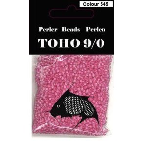 TOHO Perler 9/0 - Colour 545 - Blank Lys Cirise / Pink