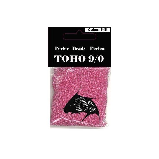 TOHO Perler 9/0 - Colour 545 - Blank Lys Cirise / Pink