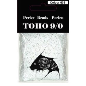 TOHO Perler 9/0 - Colour 603 - Hvid