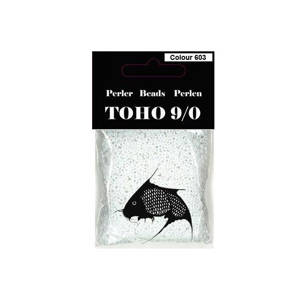 TOHO Perler 9/0 - Colour 603 - Hvid