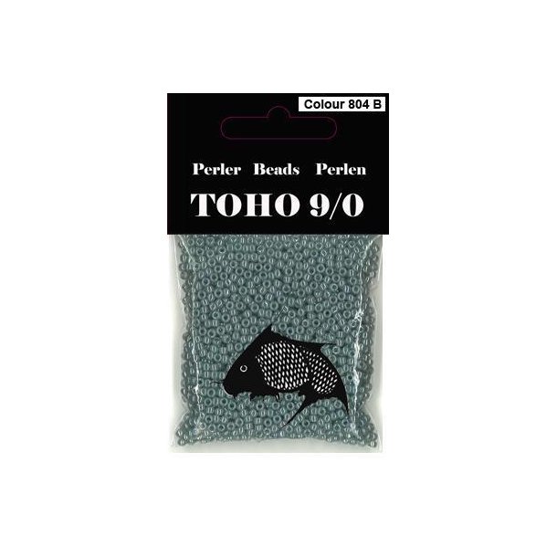 TOHO Perler 9/0 - Colour 804B - Slv / Gr