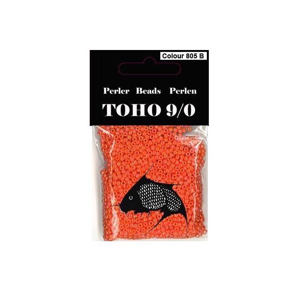 TOHO Perler 9/0 - Colour 805B - Orange / Regnbue