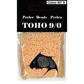 TOHO Perler 9/0 - Colour 807B - Lys Fersken