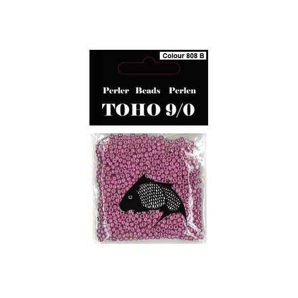 TOHO Perler 9/0 - Colour 808B - Cerise Rd