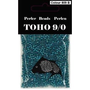 TOHO Perler 9-0 - Colour 809B - Blank Bl� - Gr�n