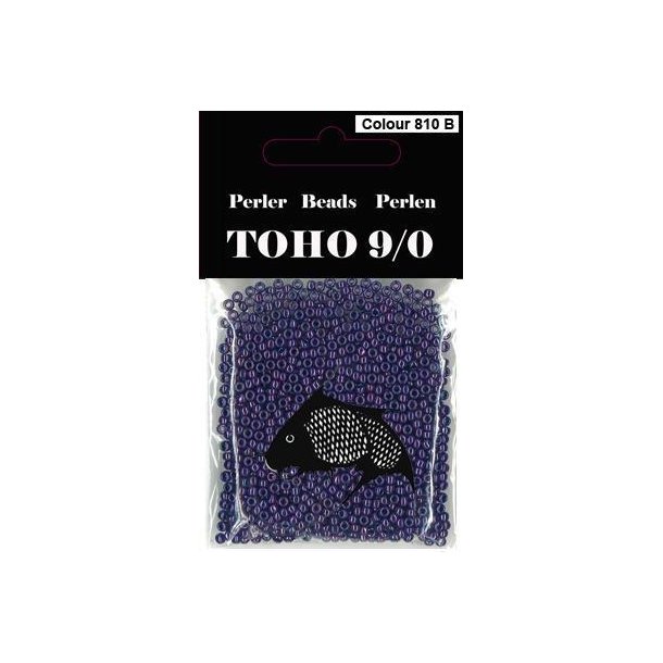 TOHO Perler 9/0 - Colour 810B - Metallisk Lilla
