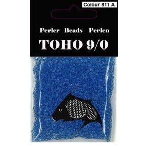 TOHO Perler 9-0 - Colour 811A - Klar Bl� - Lilla
