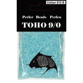 TOHO Perler 9-0 - Colour 812B - Klar Lysebl� - Regnbue