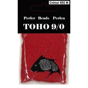 TOHO Perler 9/0 - Colour 852M - Mat R�d