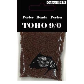TOHO Perler 9/0 - Colour 854M - Mat Brun