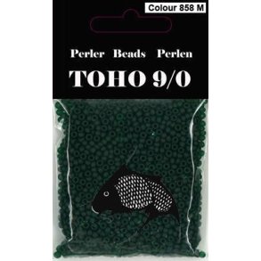 TOHO Perler 9/0 - Colour 858M - Mat M�rkegr�n