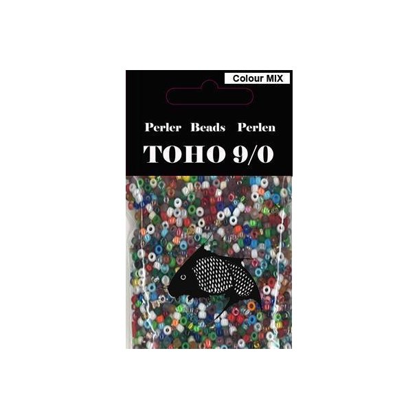 TOHO Perler 9/0 - Colour Mix - Mulitifarvet