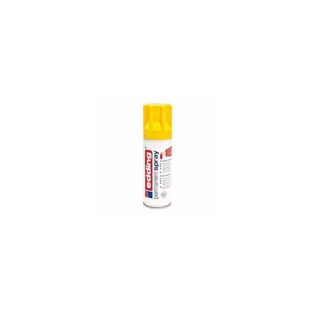 Edding Permanent Spray Maling - Traffic Yellow - Mat - 200 ml. - RAL 1023